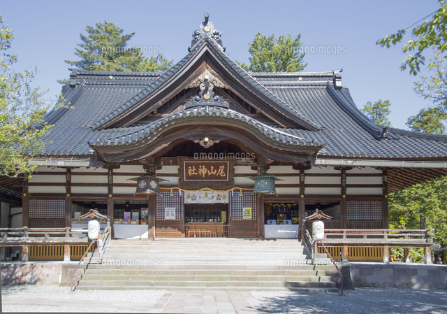 金沢の尾山神社本殿 の写真素材 イラスト素材 アマナイメージズ