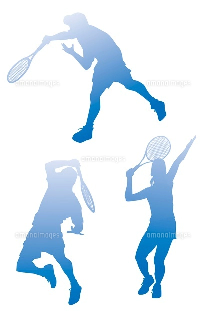 テニスのイラスト素材 アマナイメージズ