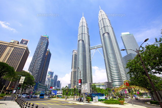 クアラルンプールのペトロナスツインタワー