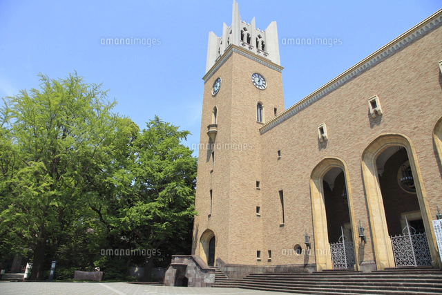早稲田大学 大隈講堂[10430009424]の写真・イラスト素材｜アマナイメージズ