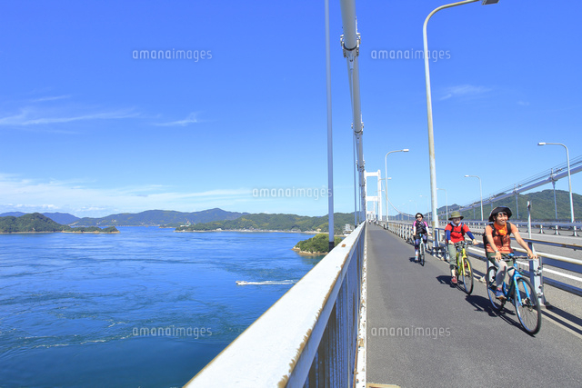 しまなみ海道のサイクリング の写真素材 イラスト素材 アマナイメージズ しまなみ海道のサイクリング の写真素材 イラスト素材 アマナイメージズ