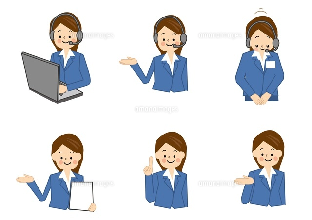 Ol 受付 事務 女性 の写真素材 イラスト素材 アマナイメージズ