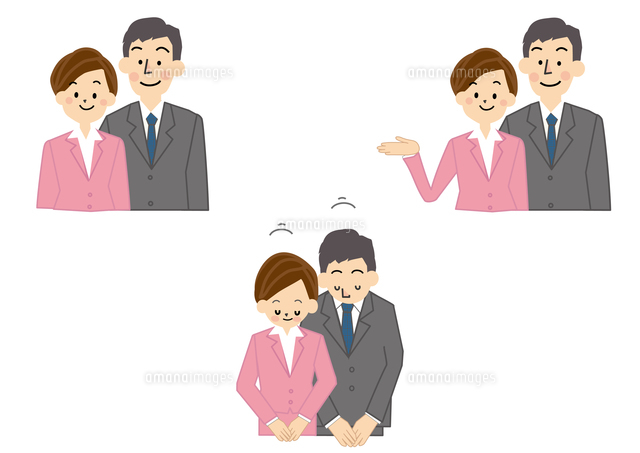 ビジネス 男性 女性 ｏｌ 事務 の写真素材 イラスト素材 アマナイメージズ