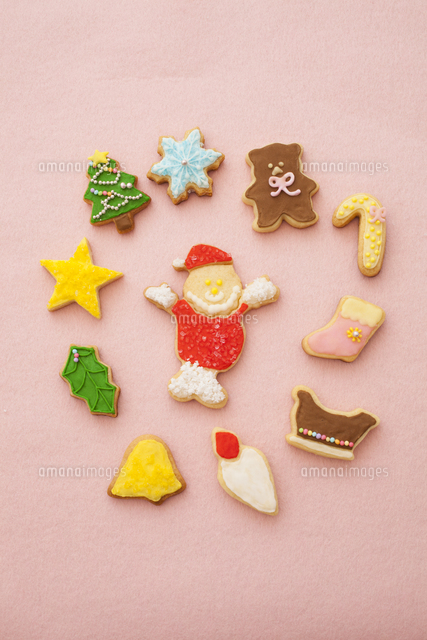 サンタクロースのアイシングクッキー の写真素材 イラスト素材 アマナイメージズ サンタクロースのアイシングクッキー の写真素材 イラスト素材 アマナイメージズ