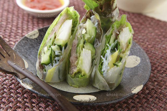 生春巻き の写真素材 イラスト素材 アマナイメージズ