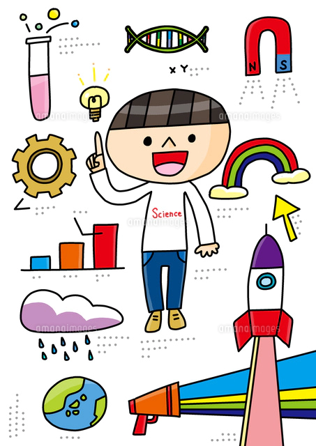 理科教室 実験をする子どもたち の写真素材 イラスト素材 アマナイメージズ