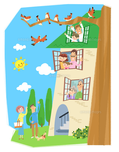 ご近所さん の写真素材 イラスト素材 アマナイメージズ