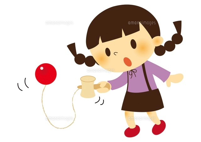 昔遊び あやとり をする子ども の写真素材 イラスト素材 アマナイメージズ