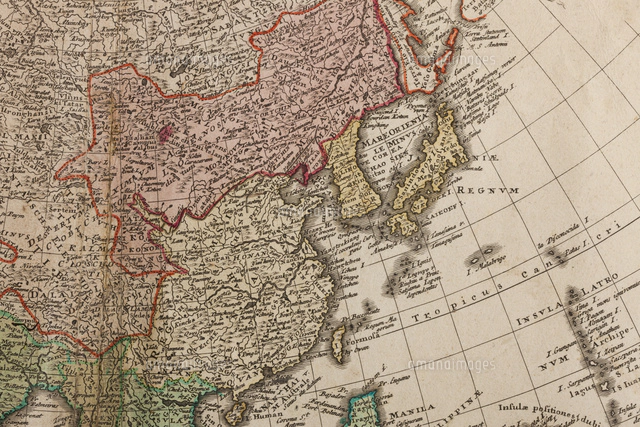 古地図 東アジア[10511003399]の写真・イラスト素材｜アマナイメージズ