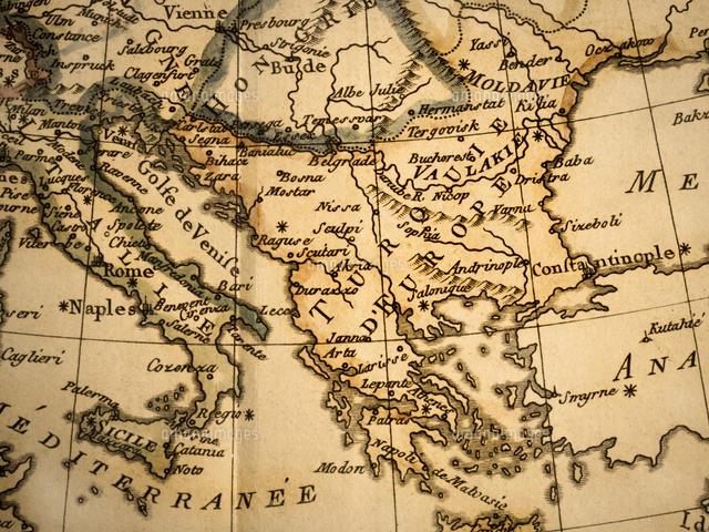 古地図 イタリア[10511005333]の写真・イラスト素材｜アマナイメージズ