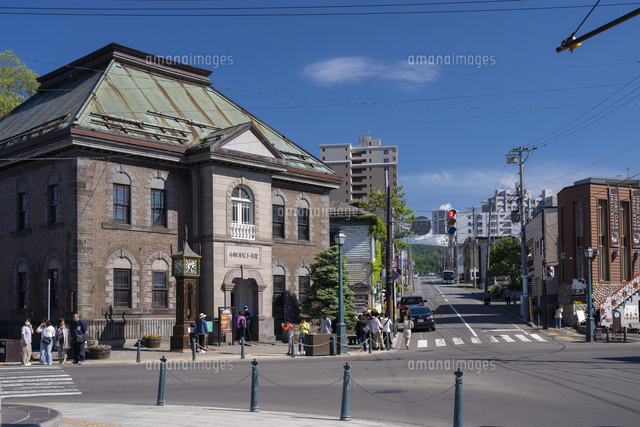 メルヘン交差点と小樽オルゴール堂 の写真素材 イラスト素材 アマナイメージズ