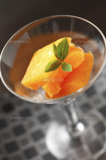 オレンジシャーベットアップ の写真素材 イラスト素材 アマナイメージズ