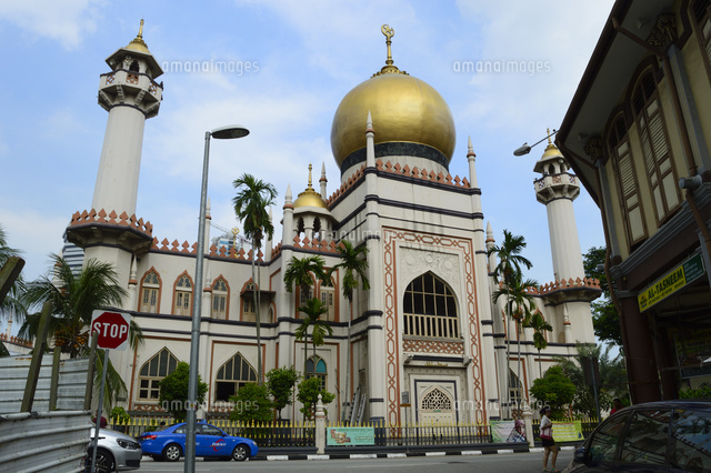 サルタンモスクの建物 の写真素材 イラスト素材 アマナイメージズ