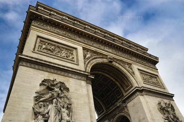 フランス パリ 凱旋門 の写真素材 イラスト素材 アマナイメージズ