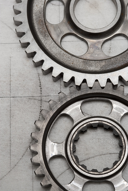 バイクのミッションギア の写真素材 イラスト素材 アマナイメージズ