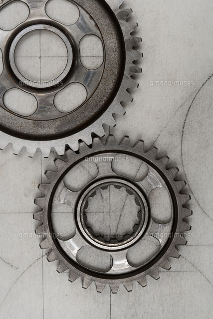 バイクのミッションギア の写真素材 イラスト素材 アマナイメージズ