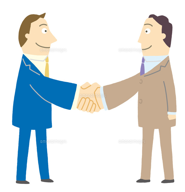 握手するビジネスマン の写真素材 イラスト素材 アマナイメージズ