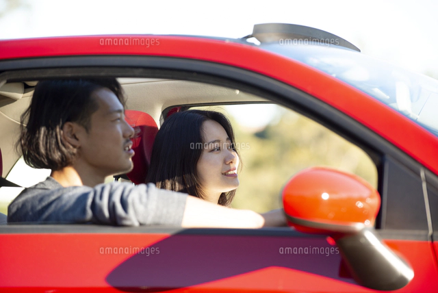 車 日本人の写真素材 ストックフォト アマナイメージズ
