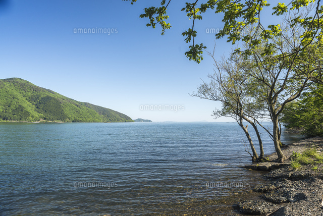 奥琵琶湖風景 の写真素材 イラスト素材 アマナイメージズ