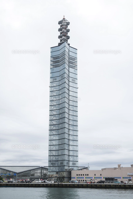 秋田港のポートタワーセリオン[10573006025]の写真・イラスト素材