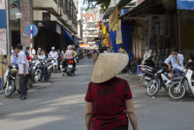 ベトナム笠 ノンラー の写真素材 イラスト素材 アマナイメージズ