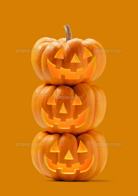 No.173 薄葉紙 ハロウィン 黒地×オレンジかぼちゃおばけ 25枚(660