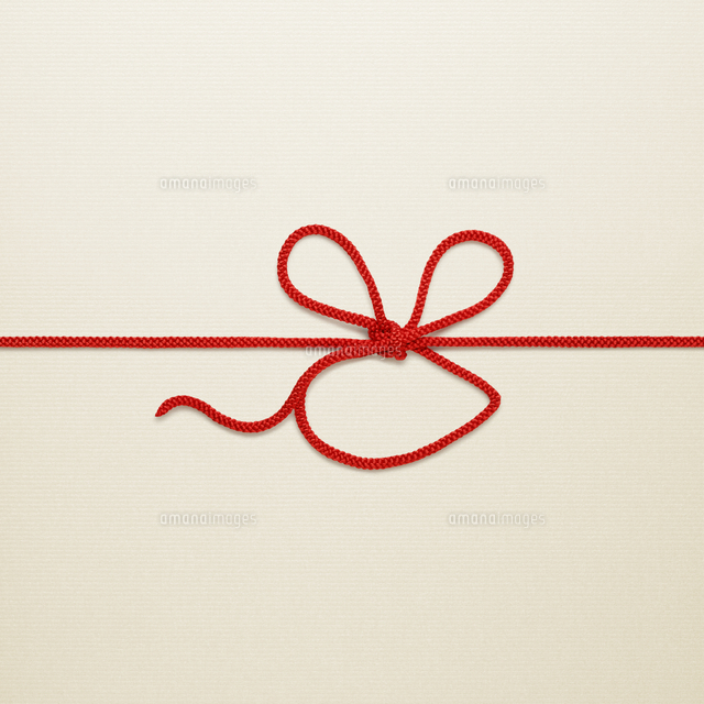 赤い紐でつくった子 ネズミ のイメージ の写真素材 イラスト素材 アマナイメージズ