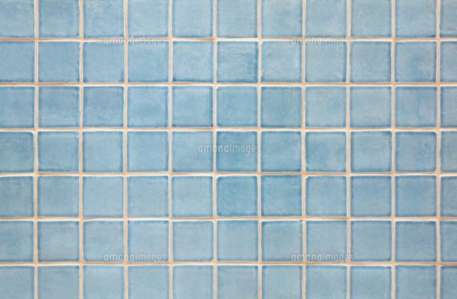ブルーのおしゃれなタイル の写真素材 イラスト素材 アマナイメージズ