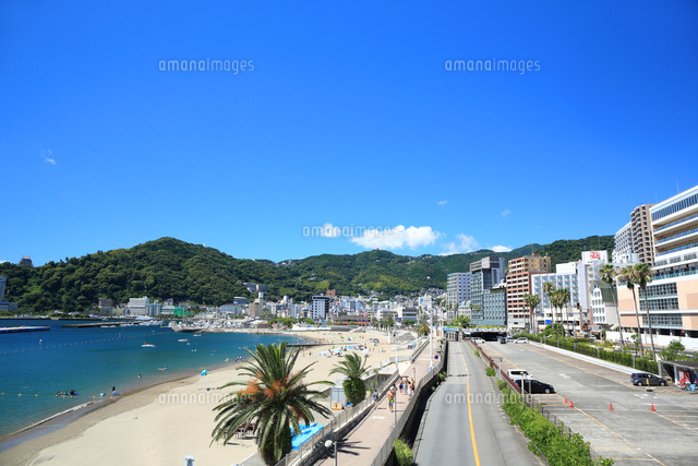 熱海サンビーチ の写真素材 イラスト素材 アマナイメージズ