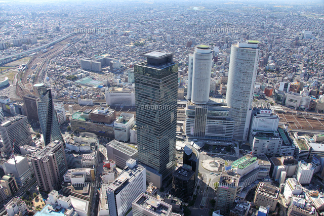 Jr名古屋駅界隈の超高層ビル群遠景の航空写真 の写真素材 イラスト素材 アマナイメージズ Jr名古屋駅界隈の超高層ビル群遠景の航空写真 の写真素材 イラスト素材 アマナイメージズ