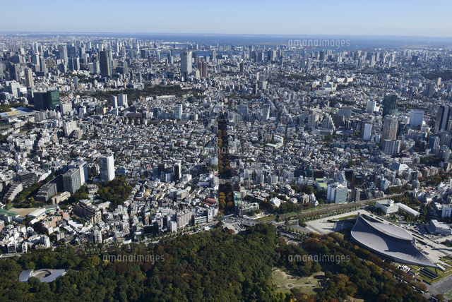 明治神宮前駅空撮 北西側より表参道 六本木 品川方面へ の写真素材 イラスト素材 アマナイメージズ 明治神宮前駅空撮 北西側より表参道 六本木 品川方面へ の写真素材 イラスト素材 アマナイメージズ