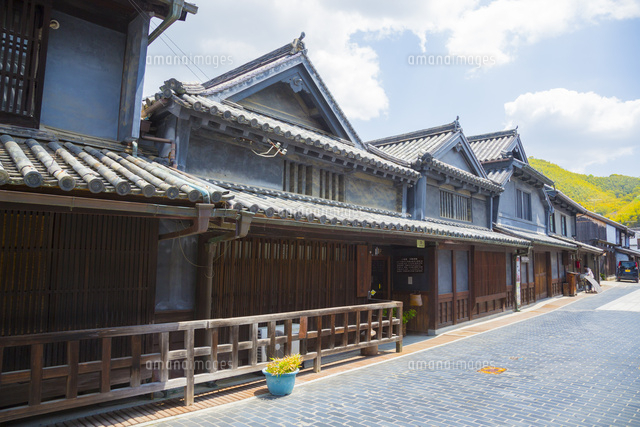 安芸の小京都竹原の町並み の写真素材 イラスト素材 アマナイメージズ