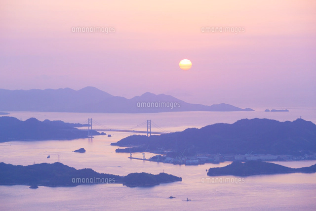 瀬戸内海しまなみ海道[10685003180]の写真・イラスト素材｜アマナ