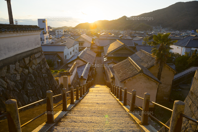 安芸の小京都竹原の町並み の写真素材 イラスト素材 アマナイメージズ