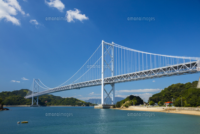 しまなみ海道因島大橋 の写真素材 イラスト素材 アマナイメージズ