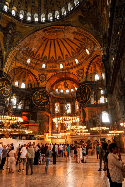 トルコ,イスタンブールの金角湾のモスク[10692000343]の写真