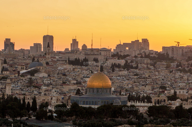 イスラエル エルサレムのエルサレム神殿 の写真素材 イラスト素材 アマナイメージズ