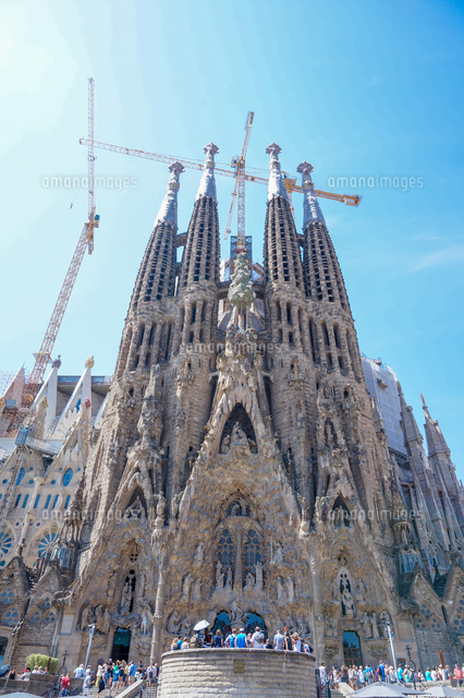 外国 スペイン サグラダファミリア の写真素材 イラスト素材 アマナイメージズ