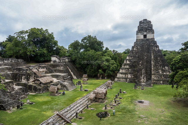 ティカル国立公園 1号神殿 の写真素材 イラスト素材 アマナイメージズ