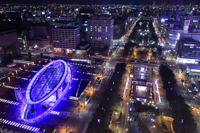 名古屋夜景 の写真素材 イラスト素材 アマナイメージズ