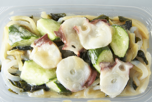 タコの酢味噌合え の写真素材 イラスト素材 アマナイメージズ