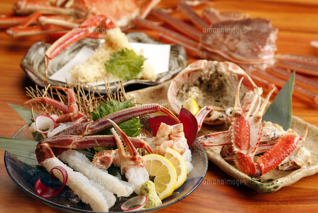 蟹の宴会料理 の写真素材 イラスト素材 アマナイメージズ