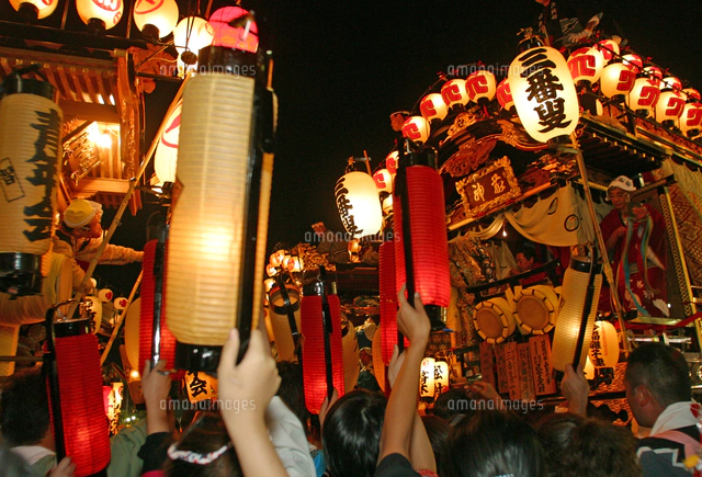 10月 川越祭り 夜の曳っかわせ（ひっかわせ)[10738004872]の写真
