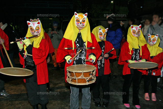 12月 王子狐の行列 -関東の祭り-[10738005064]の写真・イラスト素材