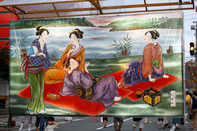 8月 湯沢の七夕絵どうろうまつり[10738005799]の写真・イラスト素材