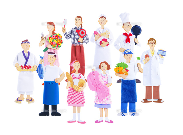 いろいろな職業 の写真素材 イラスト素材 アマナイメージズ