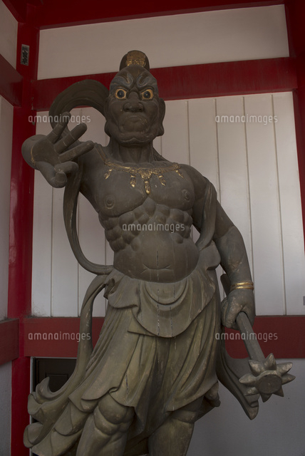 ３番金泉寺仁王像吽形 の写真素材 イラスト素材 アマナイメージズ