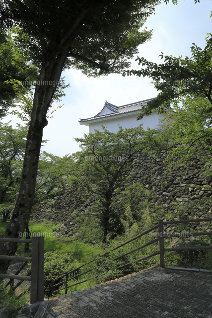亀山城多聞櫓 の写真素材 イラスト素材 アマナイメージズ