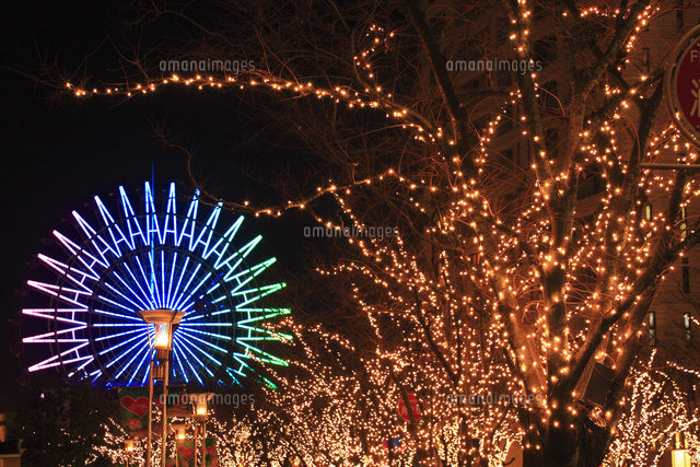 神戸 ガス燈通りのイルミネーション の写真素材 イラスト素材 アマナイメージズ 神戸 ガス燈通りのイルミネーション の写真素材 イラスト素材 アマナイメージズ