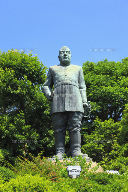 西郷隆盛銅像[10769013307]の写真・イラスト素材｜アマナイメージズ
